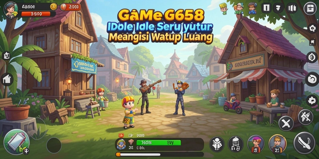 Tampilan gameplay G668 yang menarik dan penuh warna.