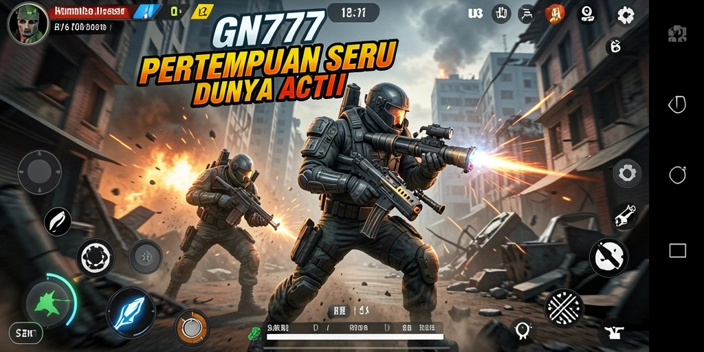 Tampilan gameplay mendebarkan dalam GN777 dengan aksi penuh ketegangan.
