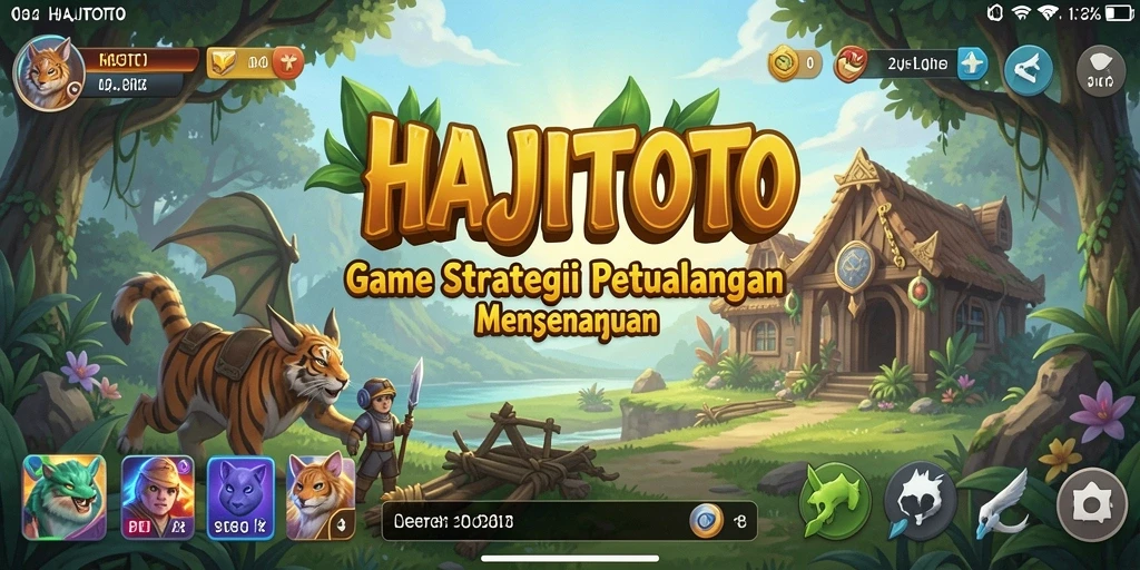 Tampilan gameplay HAJITOTO dengan elemen strategi menawan.