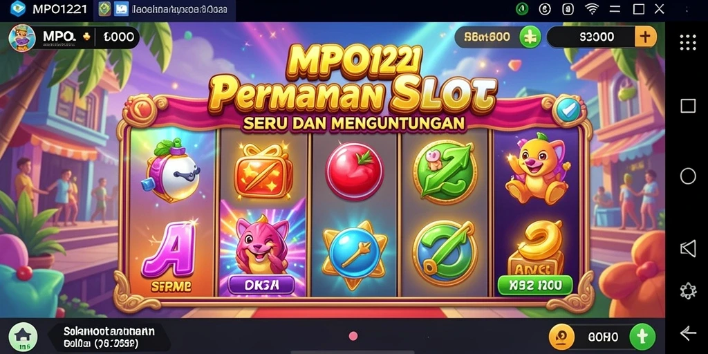 Tampilan gameplay MPO1221 yang menarik dan penuh warna.