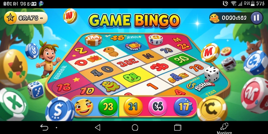 Screenshot utama ORA78 menampilkan gameplay seru Bingo.
