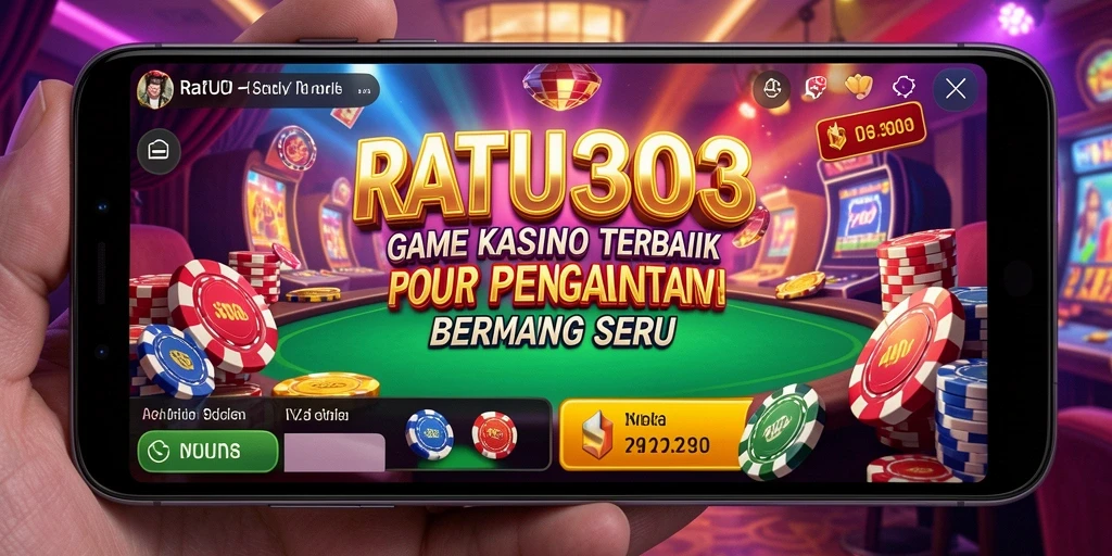 Tampilan gameplay seru dari RATU303, menunjukkan berbagai permainan Kasino.