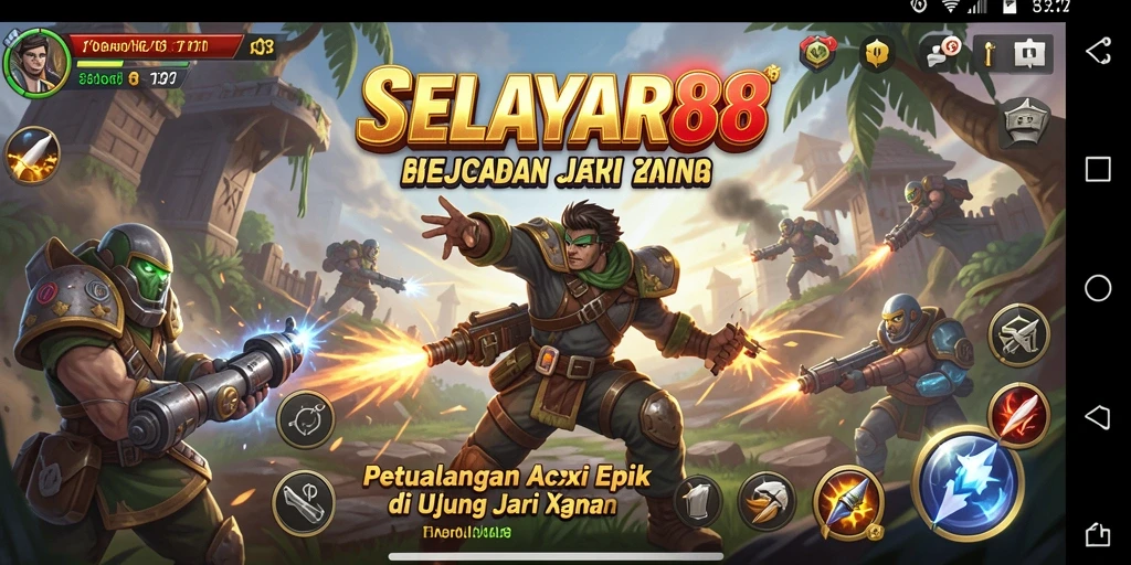 Tampilan gameplay seru dalam SELAYAR88 yang penuh aksi.