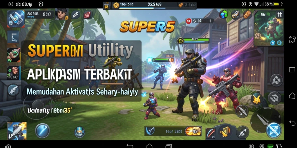 Tampilan antarmuka SUPER5 yang intuitif dan fungsional.