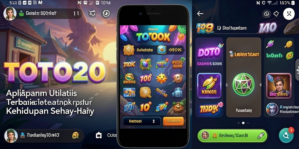 Tampilan antarmuka pengguna yang sederhana dan fungsional TOTO20.