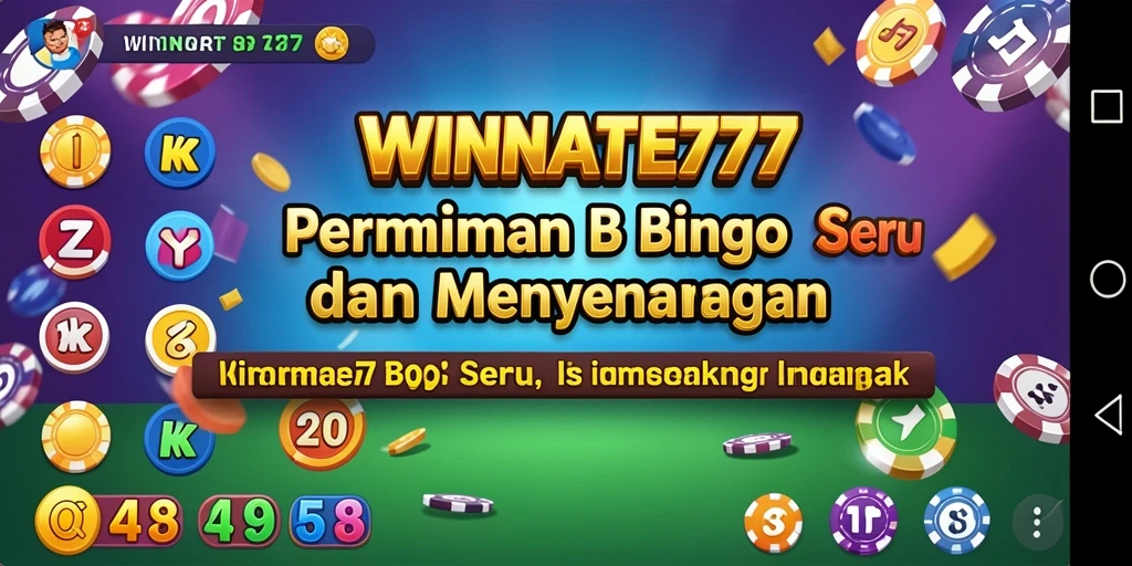 Tampilan gameplay seru dari WINRATE777, pengalaman Bingo yang menarik.
